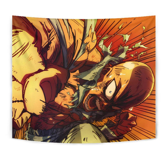 Saitama One Punch Man Tapestry For Anime Fan Gift 1 - PerfectIvy