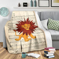 Song Lyrics Simba Lion King Fleece Blanket For Bedding Decor 3 - PerfectIvy