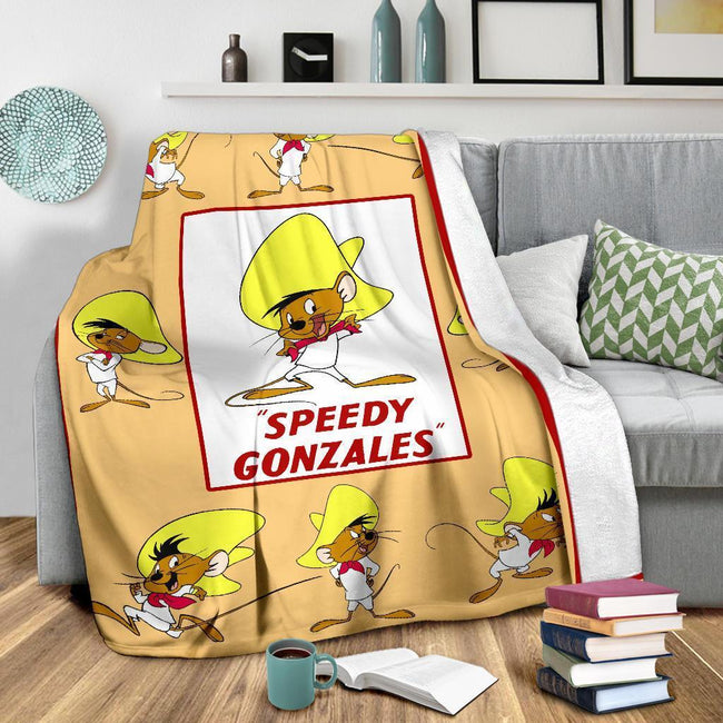 Speedy Gonzales Fleece Blanket For Looney Tunes Fan Gift 4 - PerfectIvy