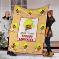 Speedy Gonzales Fleece Blanket For Looney Tunes Fan Gift 6 - PerfectIvy