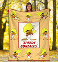 Speedy Gonzales Fleece Blanket For Looney Tunes Fan Gift 1 - PerfectIvy