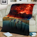 Stranger Things Fleece Blanket Amazing Bedding Decor Gift Idea 2 - PerfectIvy