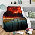 Stranger Things Fleece Blanket Amazing Bedding Decor Gift Idea 3 - PerfectIvy