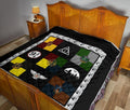Symbols Harry Potter Quilt Blanket Bedding Decor Idea 12 - PerfectIvy