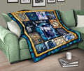 Tardis Doctor Who Quilt Blanket Funny Gift Idea For Fan 10 - PerfectIvy
