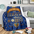 The Cleverest Ravenclaw Fleece Blanket Harry Potter Bedding Decor 3 - PerfectIvy