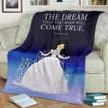 The Dream Come True Cinderella Fleece Blanket 2 - PerfectIvy
