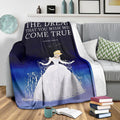 The Dream Come True Cinderella Fleece Blanket 3 - PerfectIvy