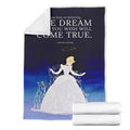 The Dream Come True Cinderella Fleece Blanket 4 - PerfectIvy