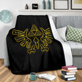 The Eagle and Trifoce Symbol Fleece Blanket Legend Of Zelda 3 - PerfectIvy