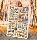 The Four Parks Icons Fleece Blanket Bedding Decor Idea 5 - PerfectIvy