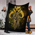 The Mandalorian Fleece Blanket Bounty Hunter Golden 6 - PerfectIvy