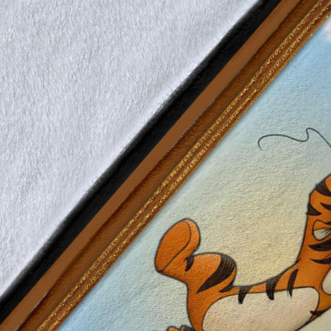 Tigger Fleece Blanket For Winnie The Pooh Friends Fan Gift 8 - PerfectIvy