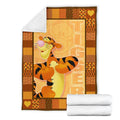 Tigger Winnie The Pooh Fleece Blanket Gift Idea 4 - PerfectIvy