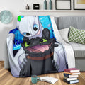 Toothless And Light Fury Fleece Blanket Cute For Fan Gift Idea 3 - PerfectIvy