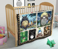 Totoro Quilt Blanket Custom Anime My Neighbor Totoro Home Bedding 12 - PerfectIvy
