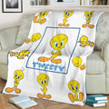 Tweety Fleece Blanket Looney Tunes Cartoon Fan Gift 3 - PerfectIvy