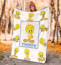 Tweety Fleece Blanket Looney Tunes Cartoon Fan Gift 5 - PerfectIvy