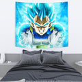 Vegeta Blue Hair Tapestry Dragon Ball Fan Gift Idea 3 - PerfectIvy