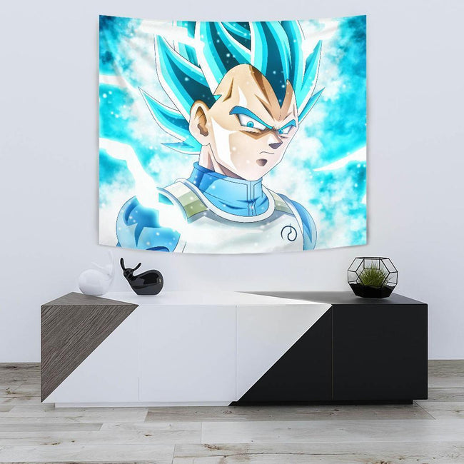 Vegeta Blue Tapestry For Dragon Ball Fan Gift 2 - PerfectIvy