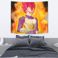 Vegeta God Tapestry For Dragon Ball Fan Gift 3 - PerfectIvy