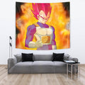 Vegeta God Tapestry For Dragon Ball Fan Gift 4 - PerfectIvy