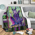 Villain Maleficent Fleece Blanket House Bedding Decor 3 - PerfectIvy
