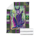 Villain Maleficent Fleece Blanket House Bedding Decor 4 - PerfectIvy