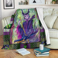 Villain Maleficent Fleece Blanket House Bedding Decor 1 - PerfectIvy
