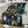 Villain Maleficent Fleece Blanket Plush Bedding Decor Idea 2 - PerfectIvy