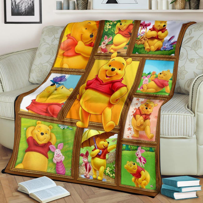 Winnie The Pooh Fleece Blanket Amazing Gift Idea For Fan 3 - PerfectIvy