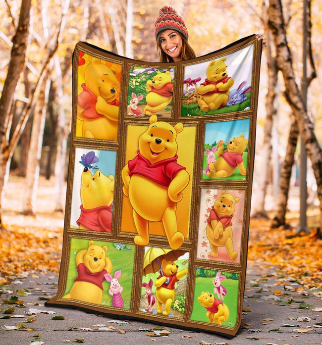 Winnie The Pooh Fleece Blanket Amazing Gift Idea For Fan 5 - PerfectIvy
