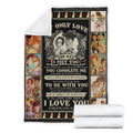 Woody And Bo Peep Fleece Blanket My Only Love The Day I Met You 7 - PerfectIvy