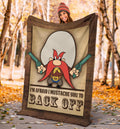 Yosemite Sam Fleece Blanket Back Off Funny Cartoon Fan 5 - PerfectIvy