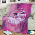 You Are On My Mind Espeon Fleece Blanket Fan 2 - PerfectIvy